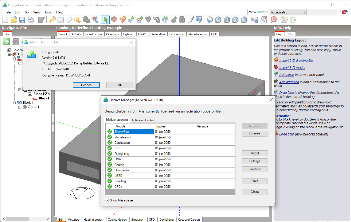 DesignBuilder v7.01 - Engineering software Download-Engineering ...
