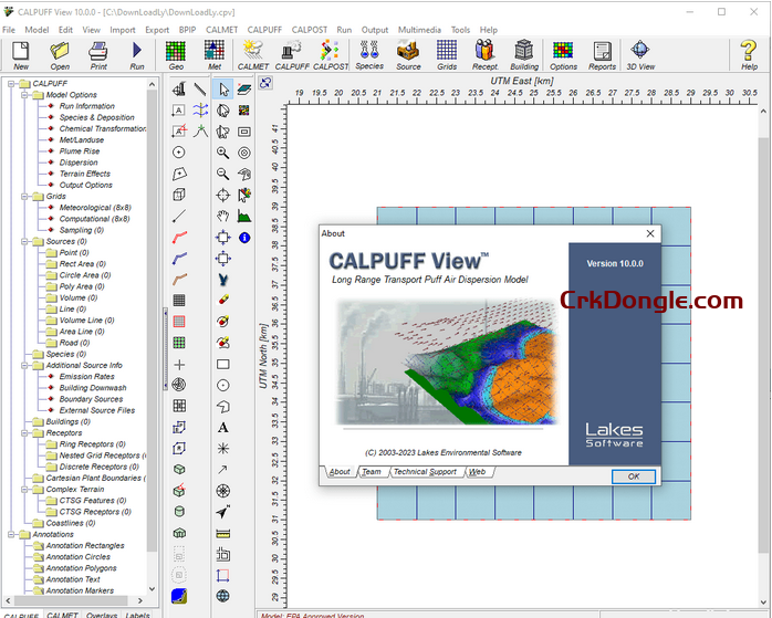 CALPUFF View 10.0