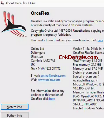 orcaflex 11.4e download