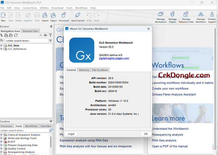 CLC Genomics Workbench 25.0