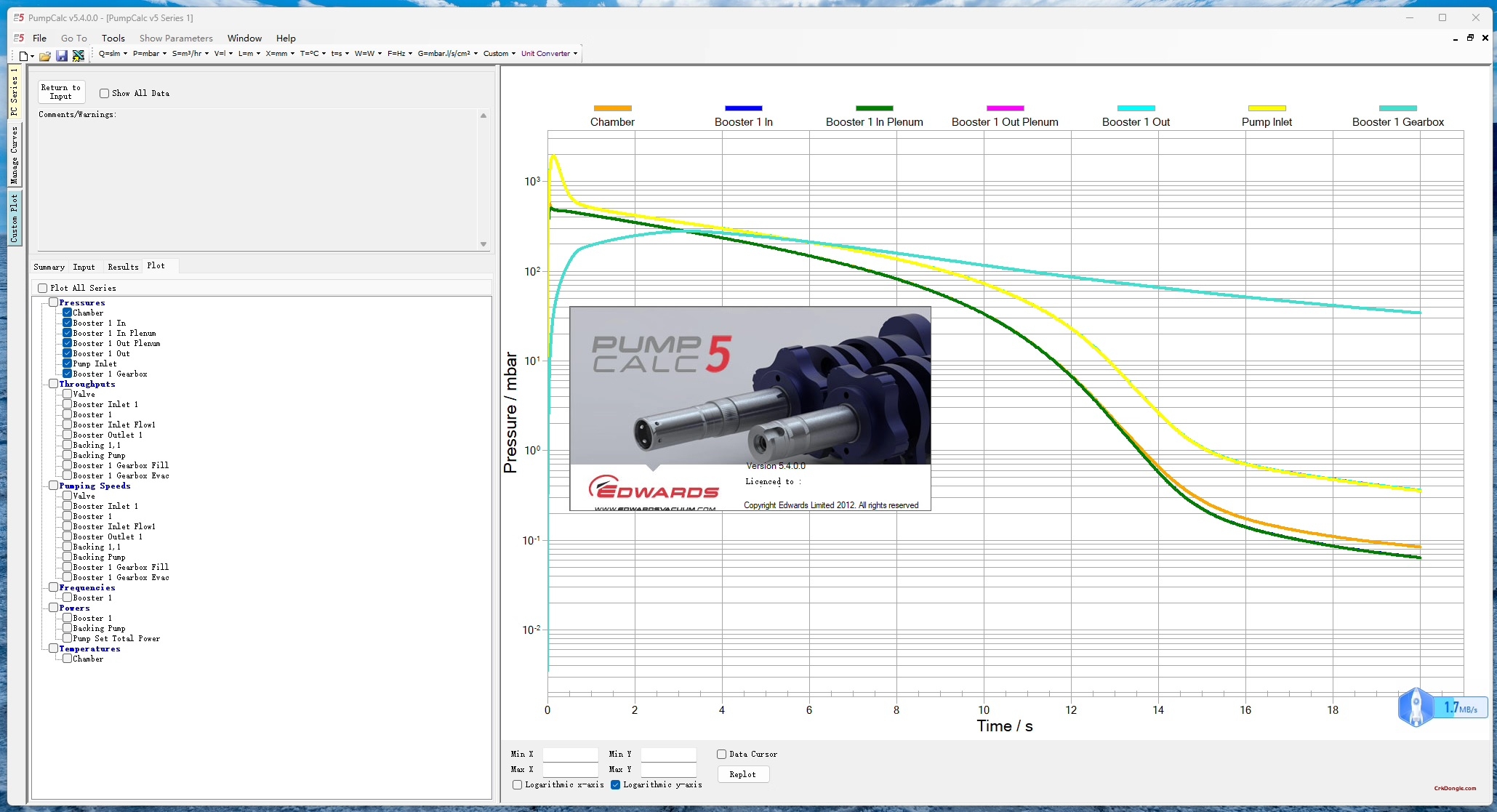 Edwards PumpCalc 5.4