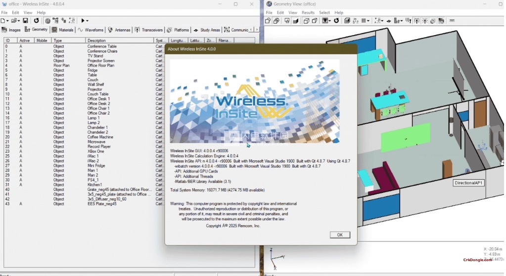 Remcom Wireless Insite 4.