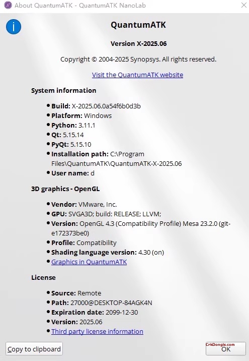 QuantumATK 2025.06 For linux-Engineering software Download