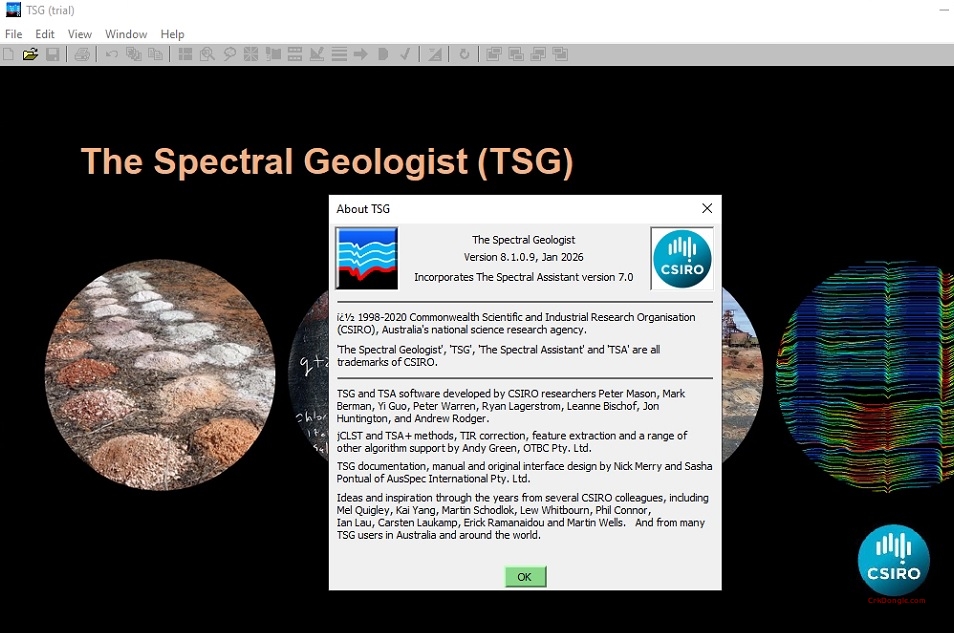 The Spectral Geologist (TSG 8)-Engineering software Download