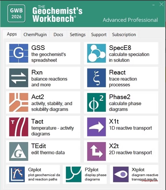Geochemist Workbench 2026_GWB 2026-Engineering software Download