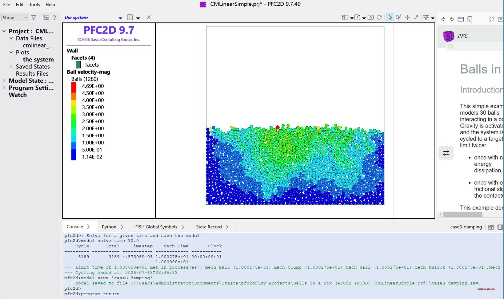 Itasca PFC3D 9.7.48-Engineering software Download