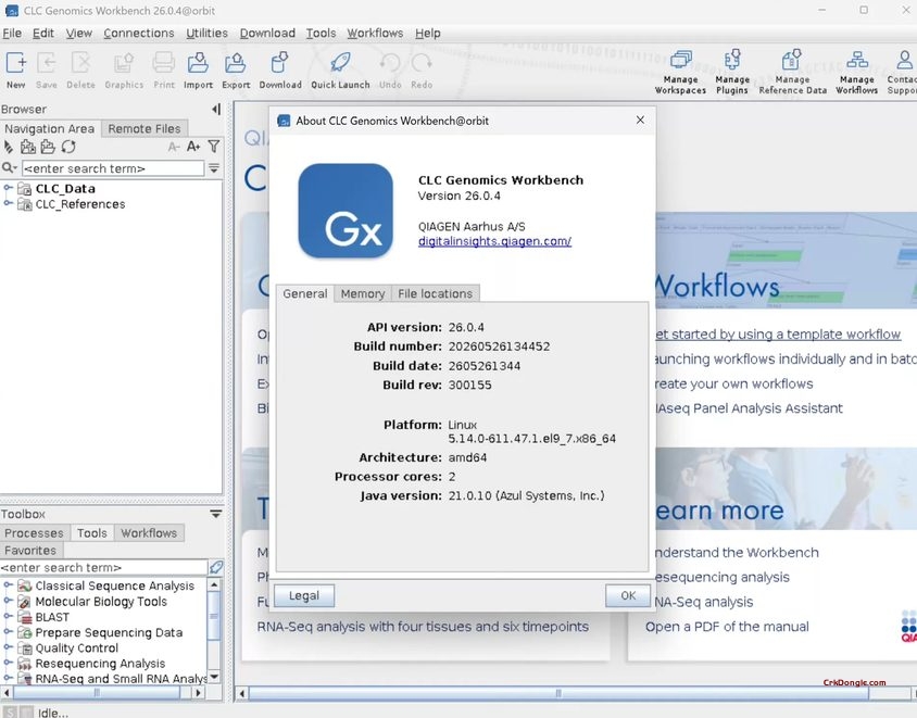 QIAGEN CLC Genomics Workbench 26 for linux-Engineering software Download